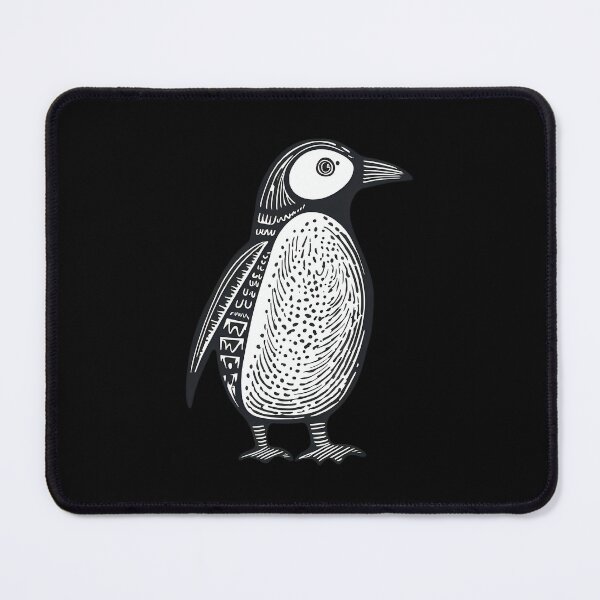 Item preview, Simple Sketch Penguin: Minimalistic Charm on Display designed and sold by hamishby.