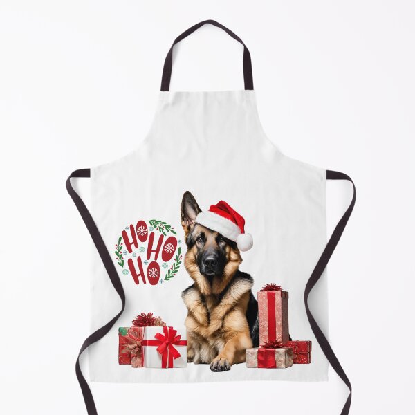 Item preview, German Shepherd Santa Saying HO HO HO! designed and sold by Fredster1966.