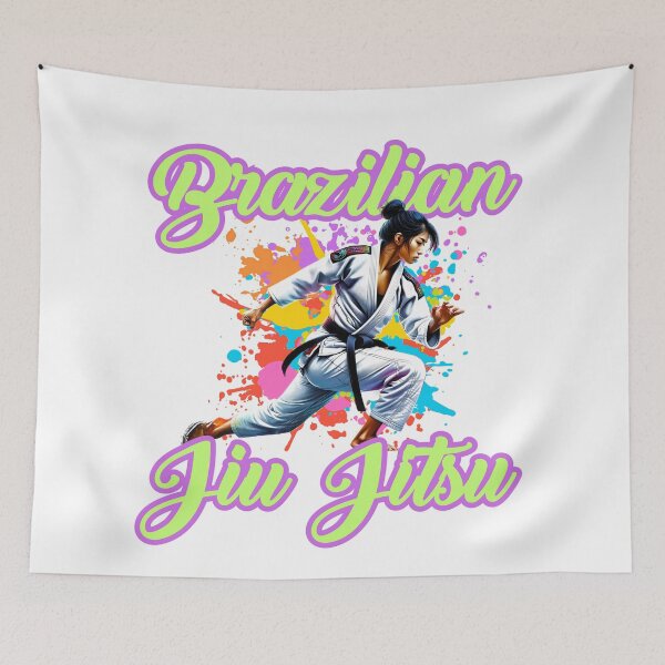 Item preview, Dynamic Jiu-Jitsu Female Warrior designed and sold by CoolCrazyQuirky.
