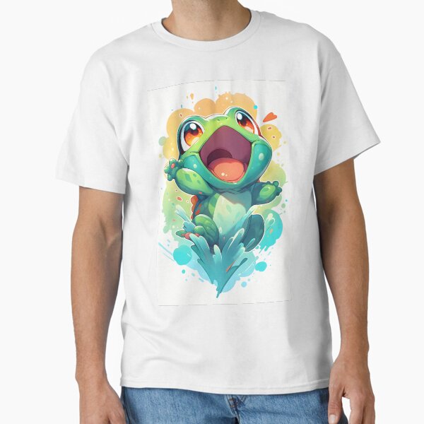 Screaming froggy cute cartoon character Classic T-Shirt