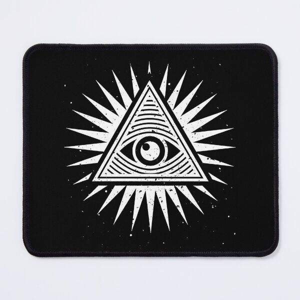 Item preview, Eye with Pyramid Cool Vintage All-Seeing Eye Design designed and sold by venomousvector.