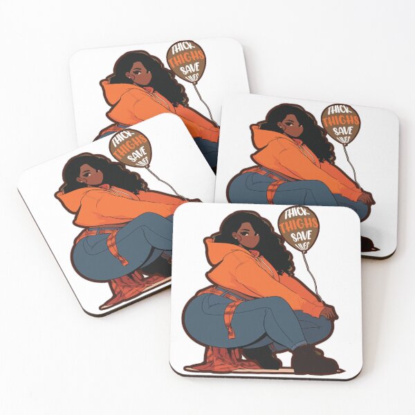Item preview, Thick Thighs Save Lives designed and sold by itsartbywhit.