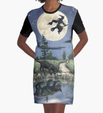 Alltägliches Hexen Tarot - Der Mond T-Shirt Kleid