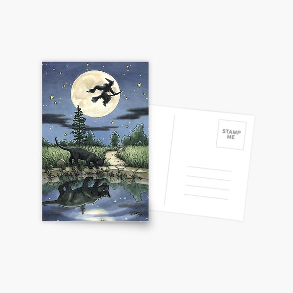 Everyday Witch Tarot - The Moon Postcard