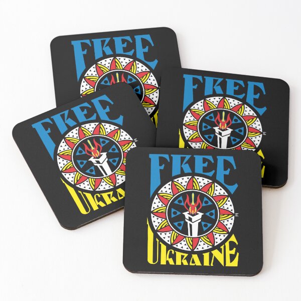 Item preview, Free Ukraine. (dark background) designed and sold by sarabeevart.