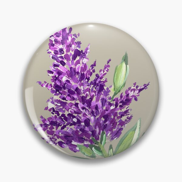 Item preview, Aesthetic Lavendar Flower Print designed and sold by ananyaagrawal.
