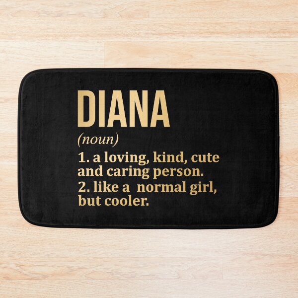 Item preview, Diana Name Definition in Gold designed and sold by XCIV.