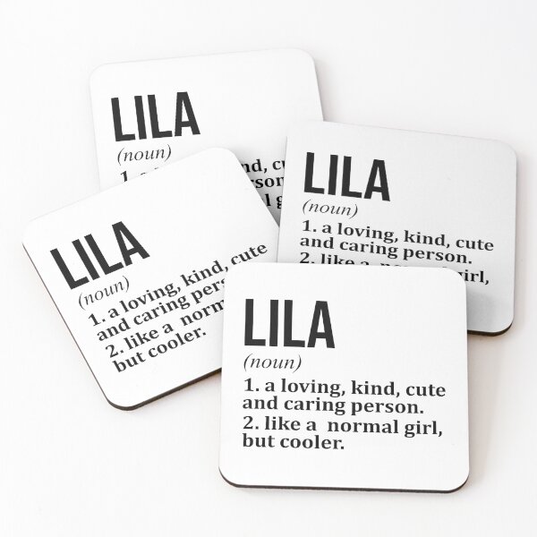 Item preview, Lila Name Definition designed and sold by XCIV.