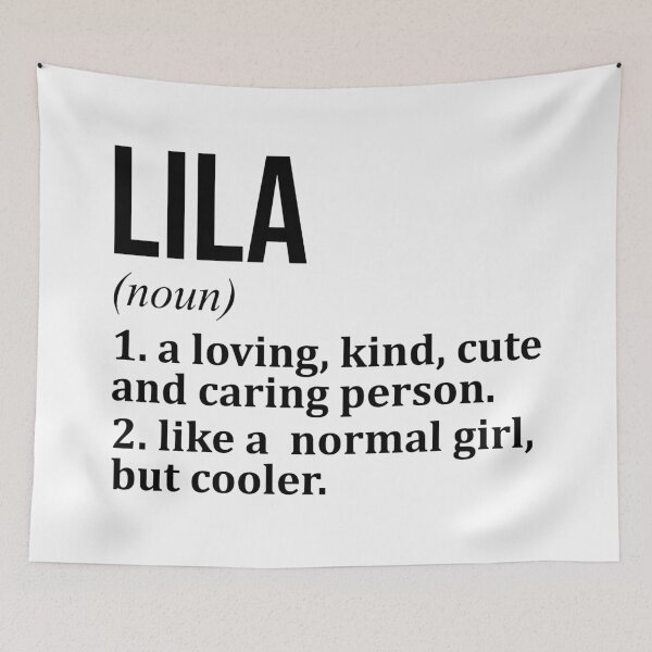 Item preview, Lila Name Definition designed and sold by XCIV.