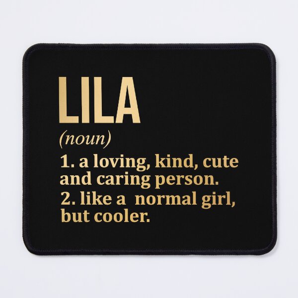 Item preview, Lila Name Definition in Gold designed and sold by XCIV.