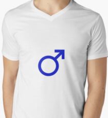 Male Men's V-Neck T-Shirt