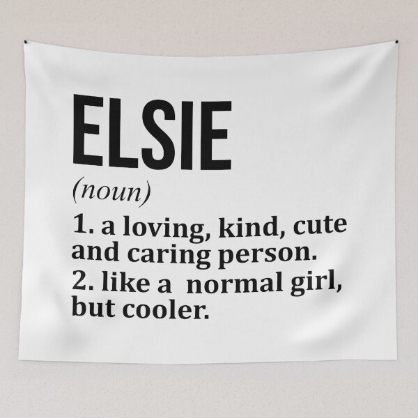 Item preview, Elsie Name Definition designed and sold by XCIV.