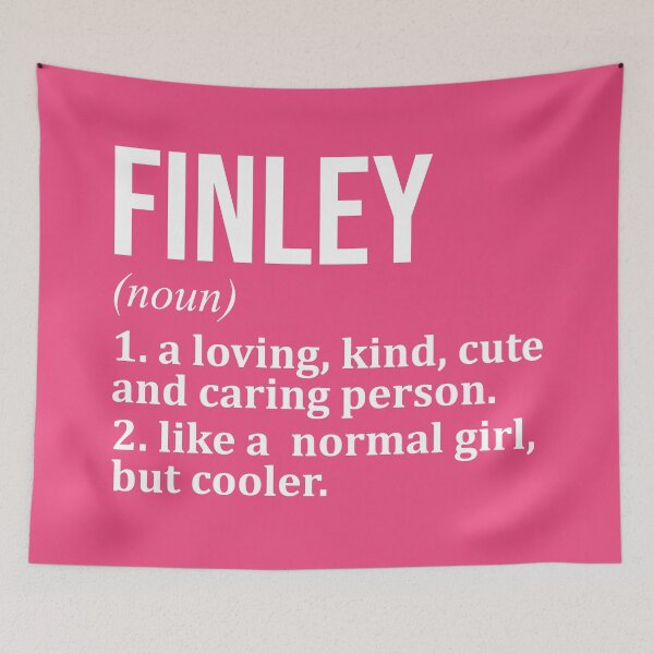 Item preview, Finley Name Definition for Women designed and sold by XCIV.