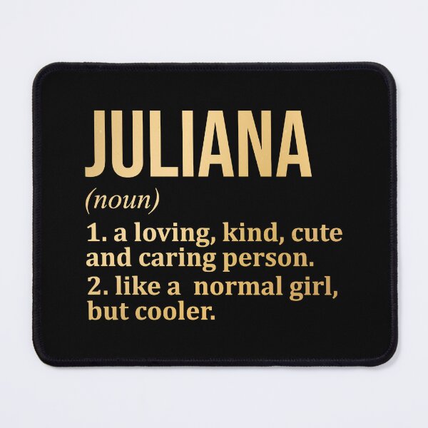 Item preview, Juliana Name Definition in Gold designed and sold by XCIV.
