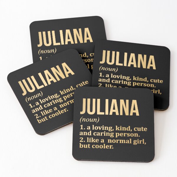 Item preview, Juliana Name Definition in Gold designed and sold by XCIV.