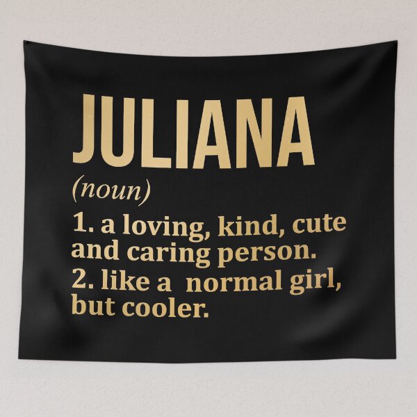 Item preview, Juliana Name Definition in Gold designed and sold by XCIV.