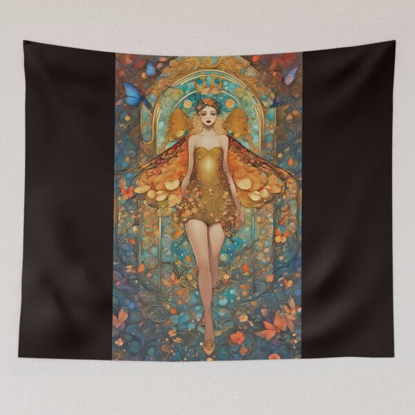 Item preview,  Lucid Fairy Dreams 006- abstract, fairy nouveau designed and sold by FaerieFusion.