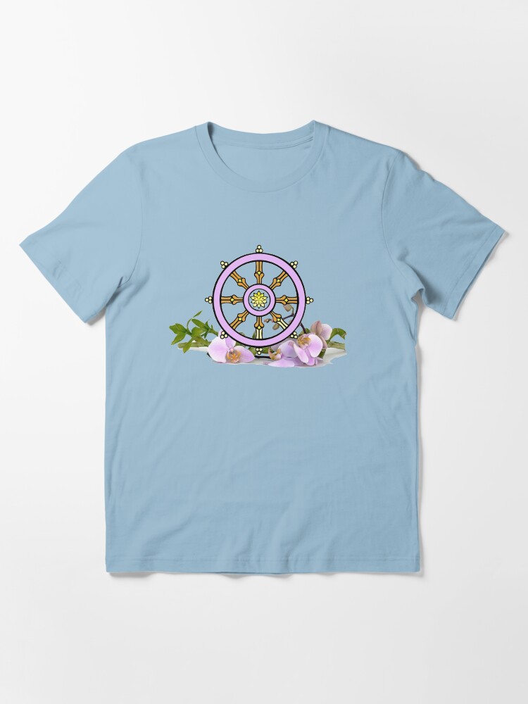 Alternate view of Dharmachakra Wheel of the Dharma Essential T-Shirt