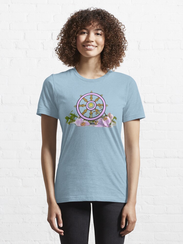 Alternate view of Dharmachakra Wheel of the Dharma Essential T-Shirt
