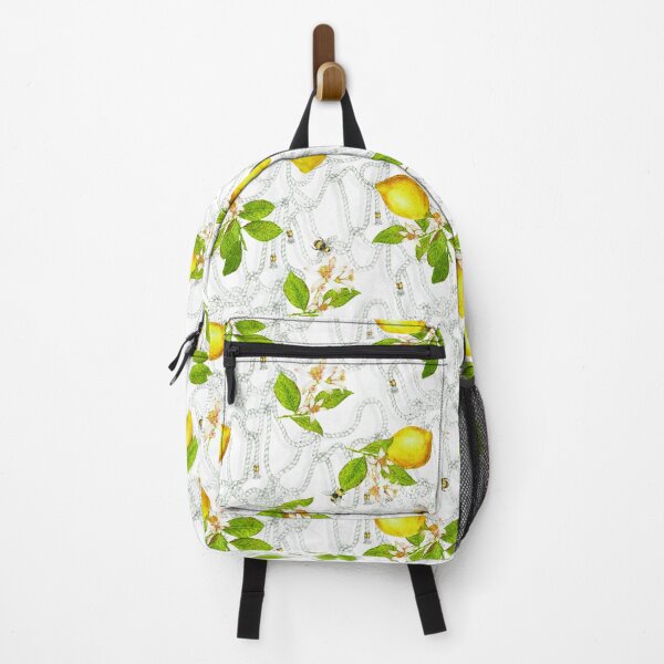 Item preview, Summer Lemons and Bumble Bees with Marine Ropes on white designed and sold by Hadamundo.