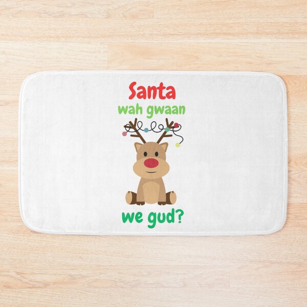 Item preview, Wah Gwaan Santa, Funny  designed and sold by ridnaledesigner.