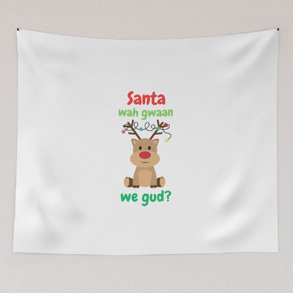 Item preview, Wah Gwaan Santa, Funny  designed and sold by ridnaledesigner.