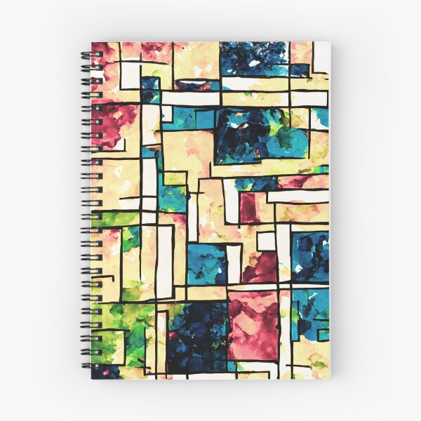 Item preview, Warm yet cold abstract painting designed and sold by Evercolorful.