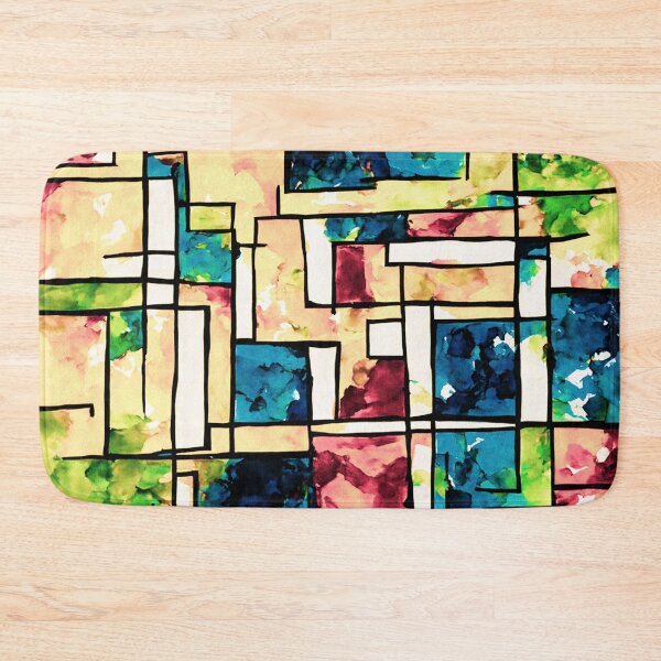 Item preview, Warm yet cold abstract painting designed and sold by Evercolorful.