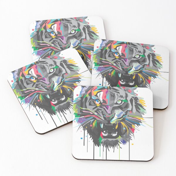 Item preview, tiger geometric  designed and sold by chapunkart.