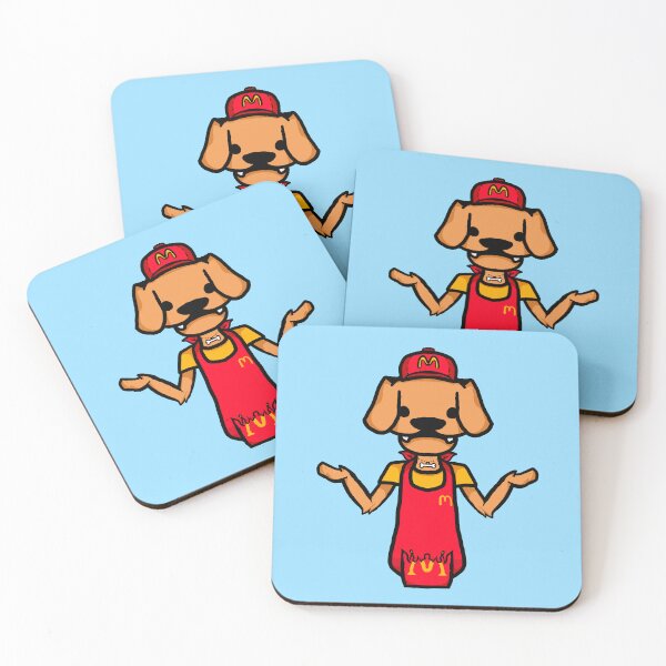 Item preview, Fast food worker dog designed and sold by Snappery.