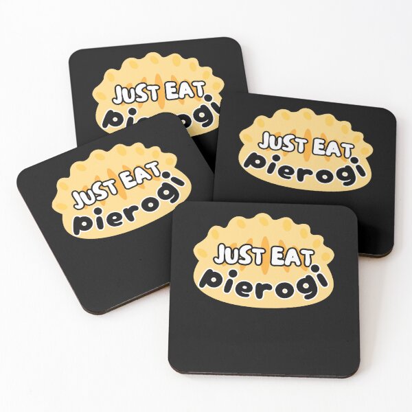 Item preview, Just eat pierogi. Funny polish pierogis designed and sold by EdytaGister.