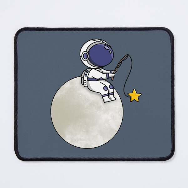 Item preview, Cute Astronaut Fishing on the Moon designed and sold by MyMushroomGrove.