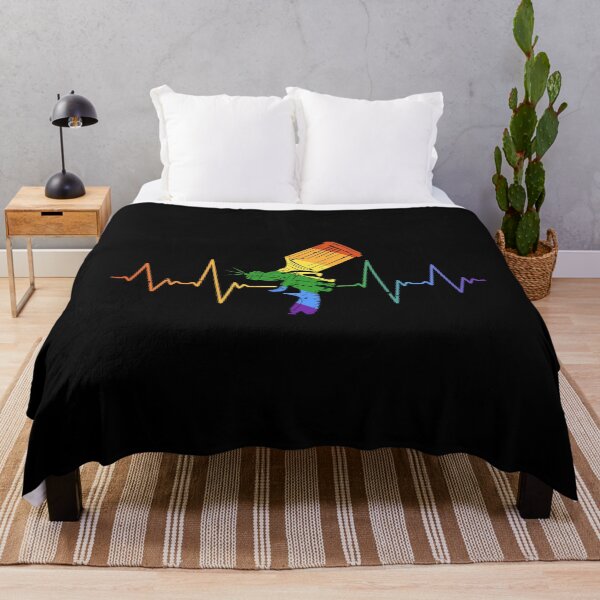 Item preview, Paint Sprayer Heartbeat LGBT - Car Painting Pulse Line Rainbow Flag Distressed Design designed and sold by venomousvector.