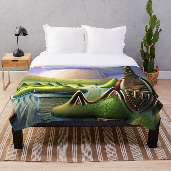 Item preview, Fantasy Landscape With Church And River designed and sold by TEmotionalPixel.