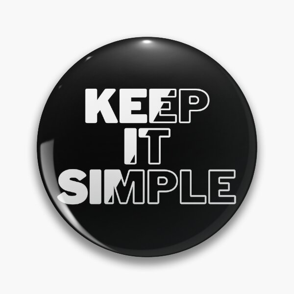 Item preview, Somethimes is best to keep it simple designed and sold by wallmusic-shop.