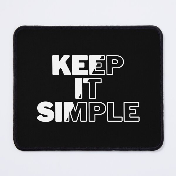 Item preview, Somethimes is best to keep it simple designed and sold by wallmusic-shop.