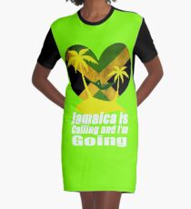 Jamaica Graphic T-Shirt Dress