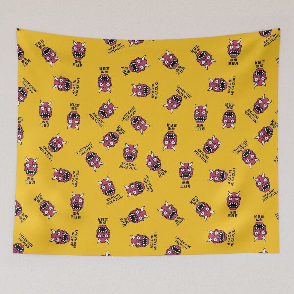 Item preview, [ JAPAN ART ] AKAONI PATTERN designed and sold by MikazukiDesign.