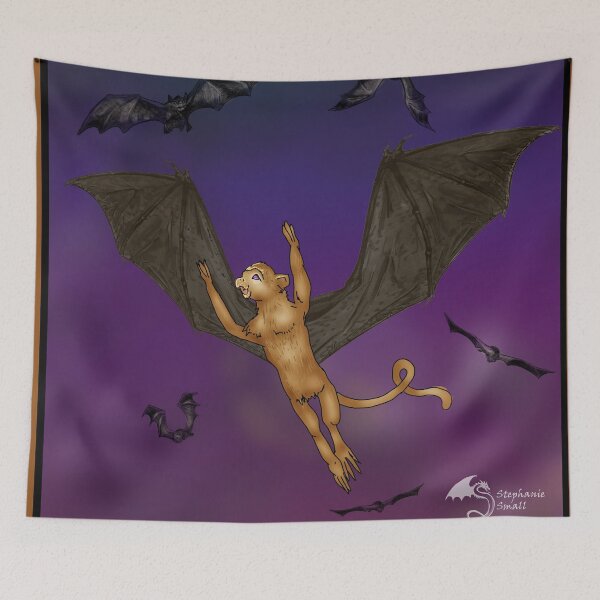 Item preview, Rebob Flying Winged Monkey of Napa Valley California Wings 3 designed and sold by Stephanie Small.