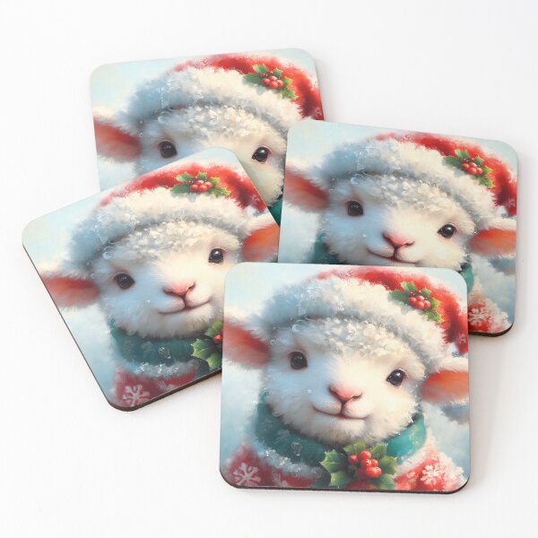 Item preview, santa sheep designed and sold by KateBlakeO.