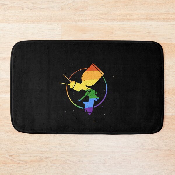 Item preview, Car Painting LGBT Rainbow Flag Distressed Round Design  designed and sold by venomousvector.