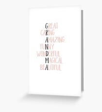 A Grandma Is... Greeting Card