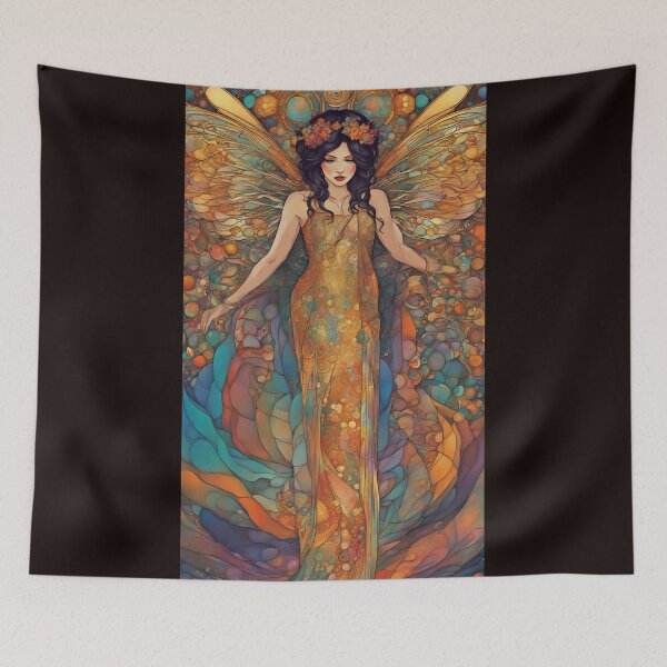 Item preview, Lucid Fairy Dreams 008- abstract, fairy nouveau designed and sold by FaerieFusion.