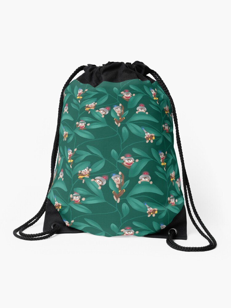Thumbnail 1 of 3, Drawstring Bag, Ape Escaping designed and sold by beckums.