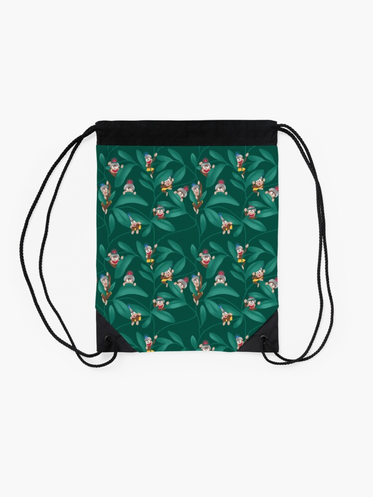 Thumbnail 2 of 3, Drawstring Bag, Ape Escaping designed and sold by beckums.
