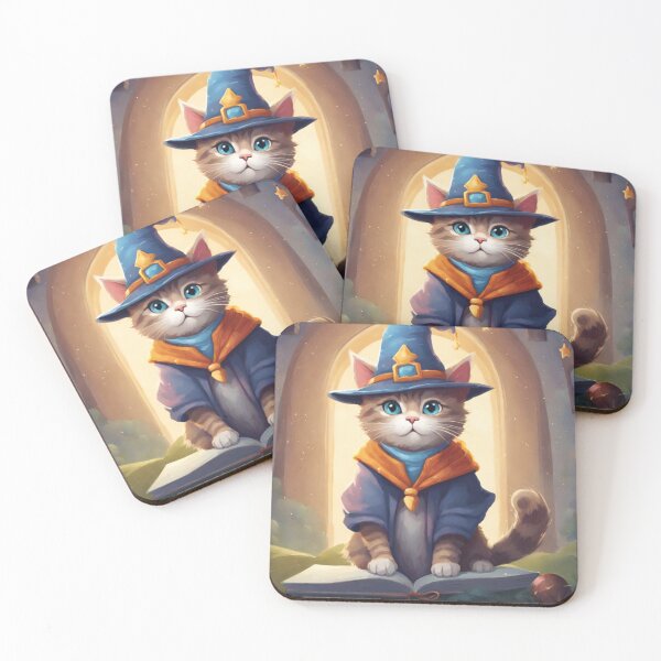 Item preview, Cute Red Cat with Wizzard Hat designed and sold by Cr320.