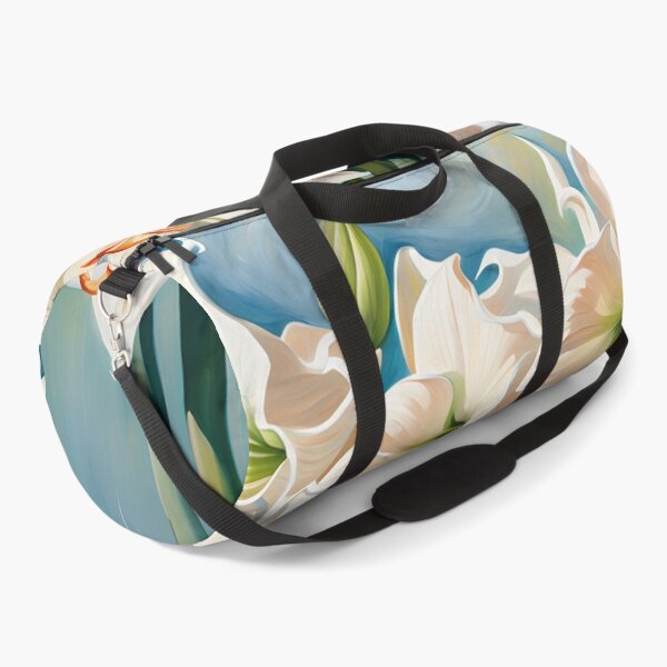 Item preview, Impressionist-Style picture of White Amaryllis Flowers designed and sold by Petalandfur.