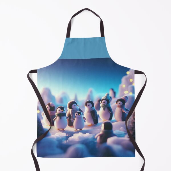 Item preview, Penguin Paradise - Whimsical Winter Scene designed and sold by Jolly-Drawings.