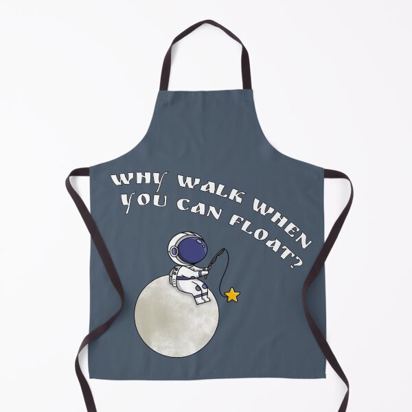 Item preview, Cute Astronaut Fishing on the Moon - Why walk when you can float designed and sold by MyMushroomGrove.