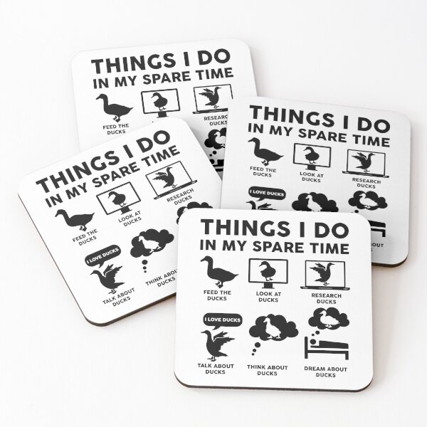 Item preview, Things I Do In My Spare Time Duck Lover designed and sold by LounisArt.